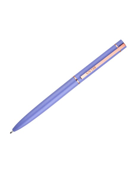 Boligrafo belius rose aluminio color lavanda oro rosa tinta azul caja de diseno Boligrafo belius rose aluminio color lavanda oro rosa tinta azul caja de diseno