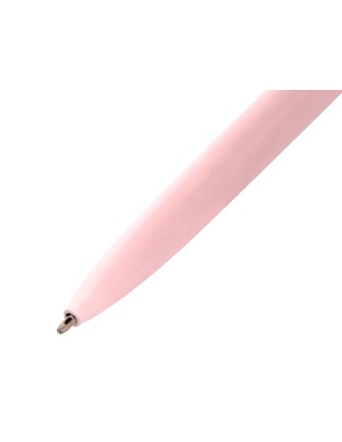 Boligrafo belius rose aluminio color rosa oro rosa tinta azul caja de diseno