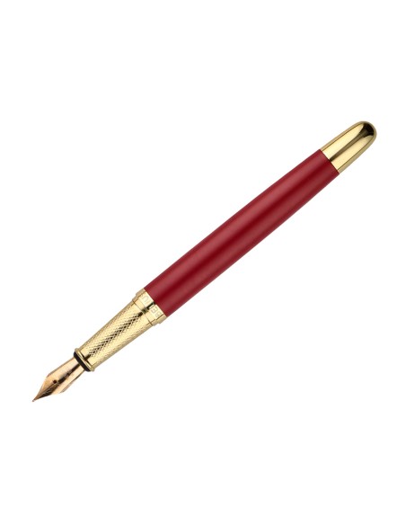 Pluma y estuche belius soiree color art deco granate y dorado tinta azul caja de diseno Pluma y estuche belius soiree color art deco granate y dorado tinta azul caja de diseno