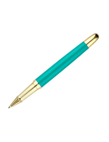 Boligrafo y estuche belius soiree color art deco turquesa y dorado tinta azul caja de diseno Boligrafo y estuche belius soiree color art deco turquesa y dorado tinta azul caja de diseno