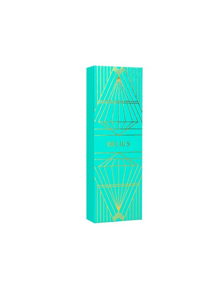 Pluma belius soiree aluminio color art deco turquesa y dorado tinta azul caja de diseno Pluma belius soiree aluminio color art deco turquesa y dorado tinta azul caja de diseno