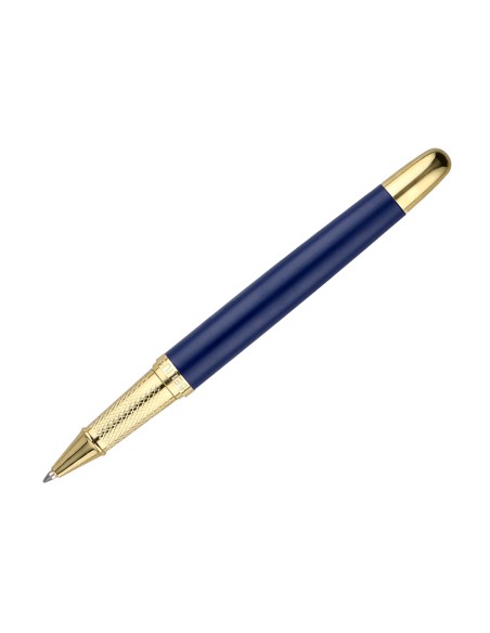 Boligrafo belius soiree aluminio color azul marino y dorado tinta azul caja de diseno Boligrafo belius soiree aluminio color azul marino y dorado tinta azul caja de diseno