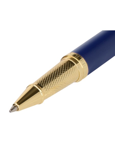 Boligrafo belius soiree aluminio color azul marino y dorado tinta azul caja de diseno Boligrafo belius soiree aluminio color azul marino y dorado tinta azul caja de diseno