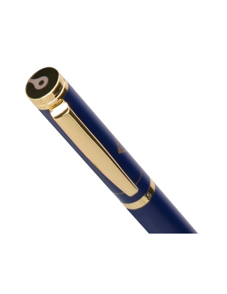 Boligrafo belius soiree aluminio color azul marino y dorado tinta azul caja de diseno Boligrafo belius soiree aluminio color azul marino y dorado tinta azul caja de diseno