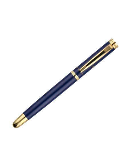 Pluma belius soiree aluminio color art deco azul marino y dorado tinta azul caja de diseno Pluma belius soiree aluminio color art deco azul marino y dorado tinta azul caja de diseno