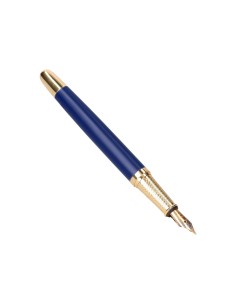 Pluma belius soiree aluminio color art deco azul marino y dorado tinta azul caja de diseno