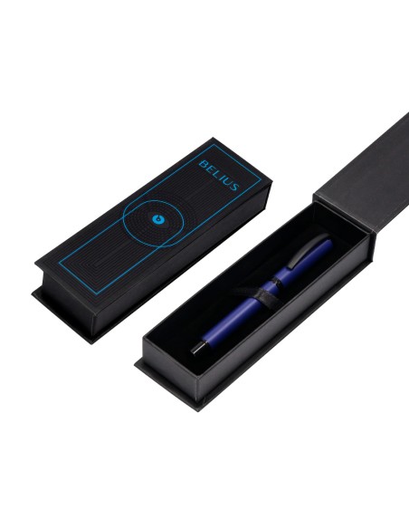 Roller belius turbo aluminio color azul y negro tinta azul caja de diseno Roller belius turbo aluminio color azul y negro tinta azul caja de diseno