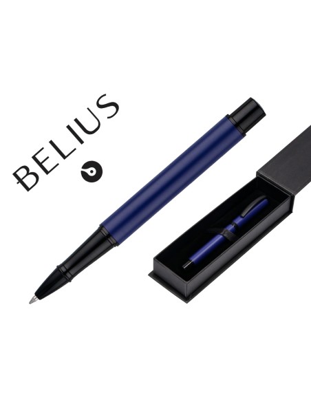 Roller belius turbo aluminio color azul y negro tinta azul caja de diseno Roller belius turbo aluminio color azul y negro tinta azul caja de diseno