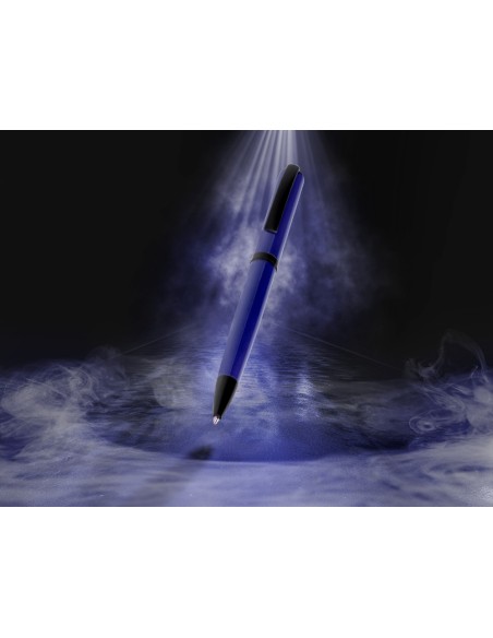 Boligrafo belius turbo aluminio color azul y negro tinta azul caja de diseno Boligrafo belius turbo aluminio color azul y negro tinta azul caja de diseno