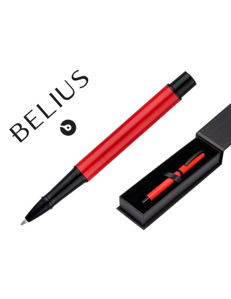 Roller belius turbo aluminio color rojo y negro tinta azul caja de diseno Roller belius turbo aluminio color rojo y negro tinta azul caja de diseno