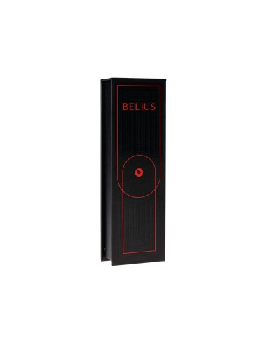 Roller belius turbo aluminio color rojo y negro tinta azul caja de diseno