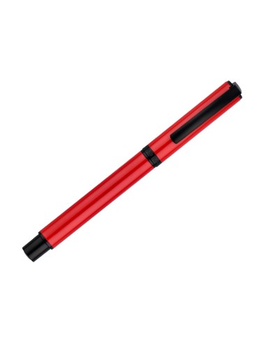 Roller belius turbo aluminio color rojo y negro tinta azul caja de diseno