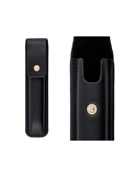 Pluma y estuche cuero belius passion dor aluminio textura cepillada color negro y dorado tinta azul caja diseno Pluma y estuche cuero belius passion dor aluminio textura cepillada color negro y dorado tinta azul caja diseno
