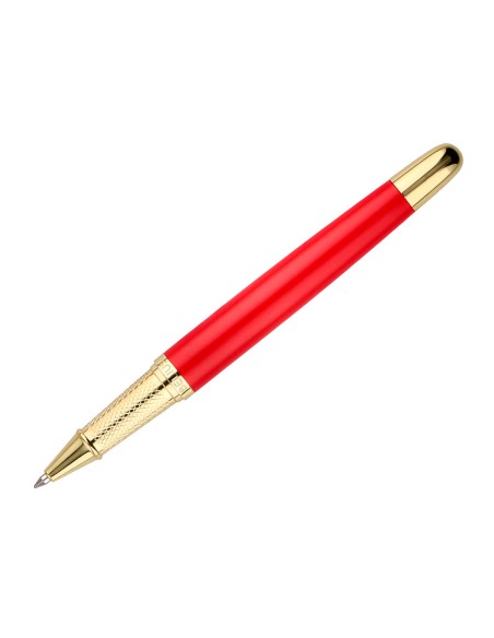 Boligrafo y estuche belius passion dor aluminio textura cepillada color rojo y dorado tinta azul caja de diseno Boligrafo y estuche belius passion dor aluminio textura cepillada color rojo y dorado tinta azul caja de diseno