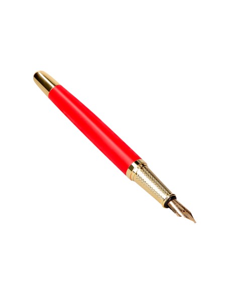 Pluma belius passion dor aluminio textura cepillada color rojo y dorado tinta azul caja de diseno Pluma belius passion dor aluminio textura cepillada color rojo y dorado tinta azul caja de diseno