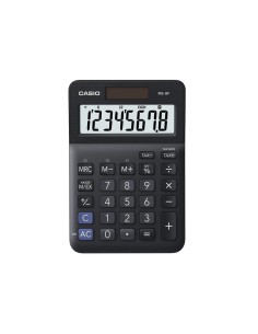 Calculadora casio ms 8f sobremesa 8 digitos tax color negro