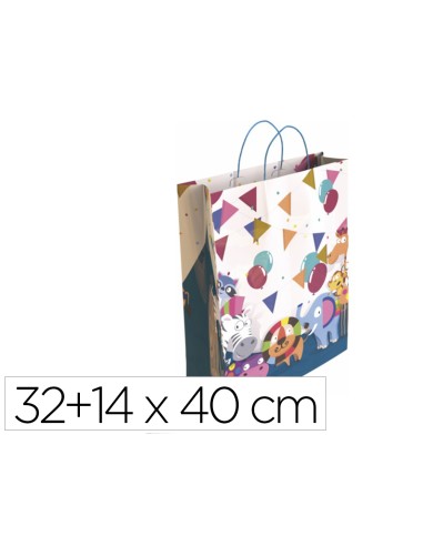 Bolsa para regalo basika ta2304 l botella 3214x40 cm