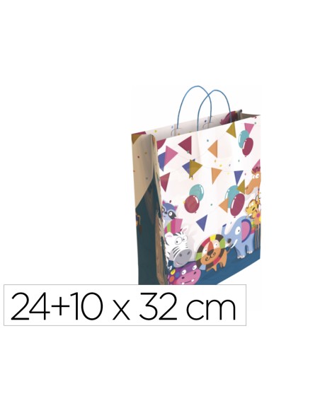 Bolsa para regalo basika ta2304 s botella 2410x32 cm