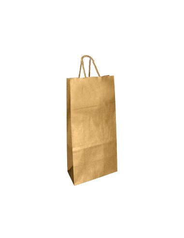 Bolsa para regalo basika para botella oro 188x39 cm