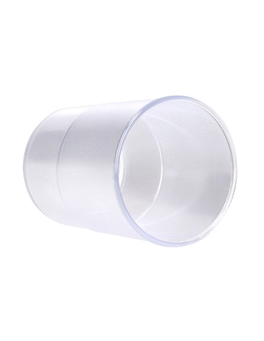 Cubilete portalapices q connect transparente plastico diametro 75 mm alto 100 mm