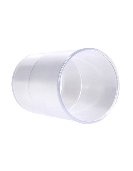 Cubilete portalapices q connect transparente plastico diametro 75 mm alto 100 mm