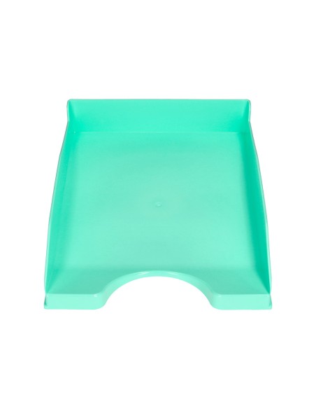 Bandeja sobremesa plastico q connect verde menta opaco 240x70x340mm