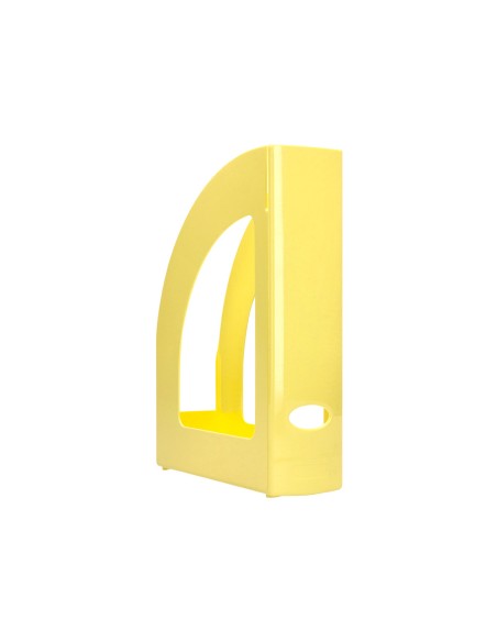 Revistero plastico q connect color amarillo pastel 320x250x80 mm