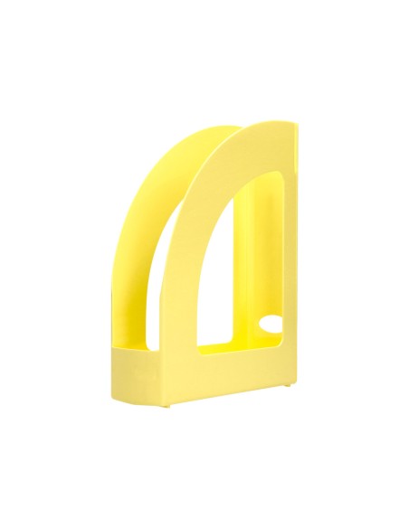 Revistero plastico q connect color amarillo pastel 320x250x80 mm