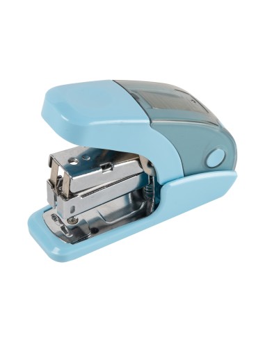 Grapadora liderpapel micro con regalo de caja de 1000 grapas 24 6 26 6 capacidad 20 hojas