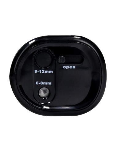 Sacapuntas q connect kf14568 electrico de sobremesa cable usb 4 pilas aa afila cuchilla diametros de 6 a 12mm dos usos