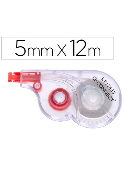 Corrector q connect cinta blanco 5 mm x 12 mt