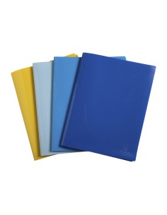Carpeta exacompta escaparate 100 fundas din a4 reciclada polipropileno colores surtidos