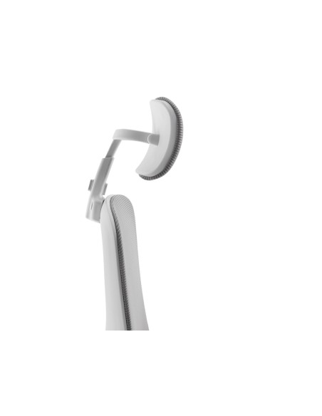 Silla q connect ergonomica pal ermo malla base nylon alt max 1300 anc 610 prof 600 ruedas premium color blanco gris Silla q connect ergonomica pal ermo malla base nylon alt max 1300 anc 610 prof 600 ruedas premium color blanco gris