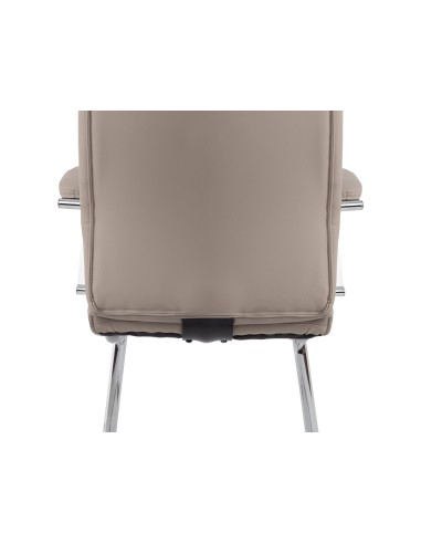 Silla q connect escritorio mod ena simil piel base metalica alt max 1050 anc 630 prof 650 color gris