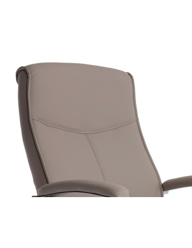 Silla q connect escritorio mod ena simil piel base metalica alt max 1050 anc 630 prof 650 color gris
