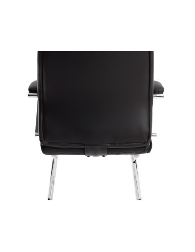 Silla q connect escritorio mod ena simil piel base metalica alt max 1050 anc 630 prof 650 color negro