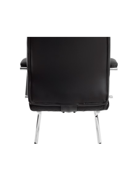 Silla q connect escritorio mod ena simil piel base metalica alt max 1050 anc 630 prof 650 color negro Silla q connect escritorio mod ena simil piel base metalica alt max 1050 anc 630 prof 650 color negro