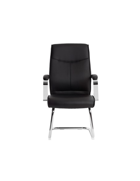 Silla q connect escritorio mod ena simil piel base metalica alt max 1050 anc 630 prof 650 color negro Silla q connect escritorio mod ena simil piel base metalica alt max 1050 anc 630 prof 650 color negro