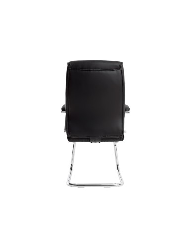 Silla q connect escritorio mod ena simil piel base metalica alt max 1050 anc 630 prof 650 color negro