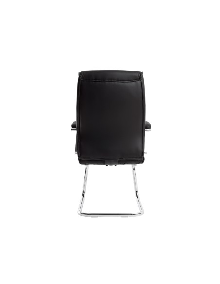 Silla q connect escritorio mod ena simil piel base metalica alt max 1050 anc 630 prof 650 color negro Silla q connect escritorio mod ena simil piel base metalica alt max 1050 anc 630 prof 650 color negro