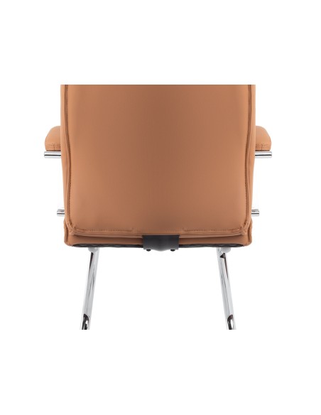 Silla q connect escritorio mod ena simil piel base metalica alt max 1050 anc 630 prof 650 color crema Silla q connect escritorio mod ena simil piel base metalica alt max 1050 anc 630 prof 650 color crema