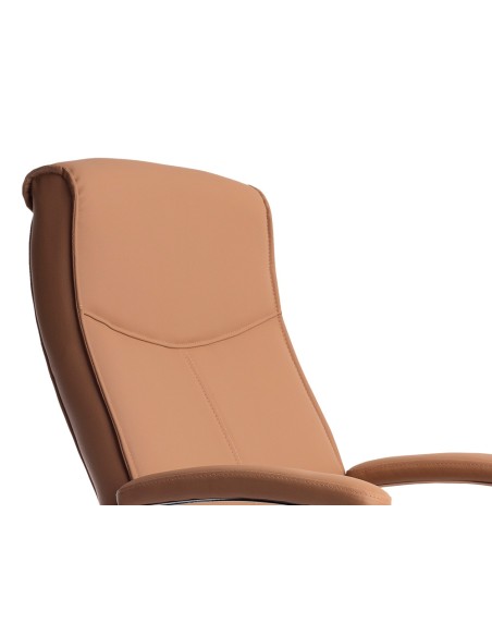 Silla q connect escritorio mod ena simil piel base metalica alt max 1050 anc 630 prof 650 color crema Silla q connect escritorio mod ena simil piel base metalica alt max 1050 anc 630 prof 650 color crema