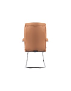 Silla q connect escritorio mod ena simil piel base metalica alt max 1050 anc 630 prof 650 color crema