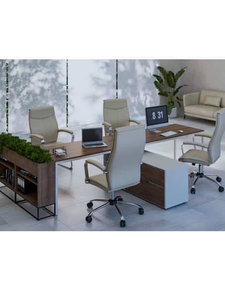 Silla q connect direccion mode na simil piel base metalica alt max 1210 anc 630 prof 650 mm ruedas premium color gris Silla q connect direccion mode na simil piel base metalica alt max 1210 anc 630 prof 650 mm ruedas premium color gris