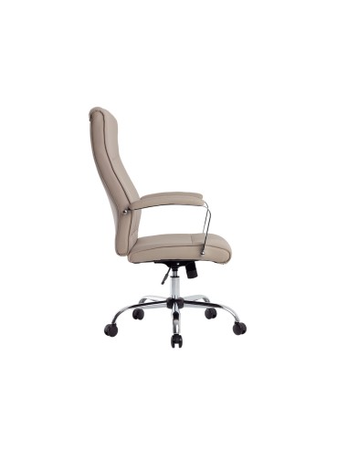 Silla q connect direccion mode na simil piel base metalica alt max 1210 anc 630 prof 650 mm ruedas premium color gris