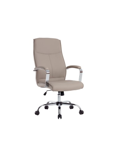Silla q connect direccion mode na simil piel base metalica alt max 1210 anc 630 prof 650 mm ruedas premium color gris