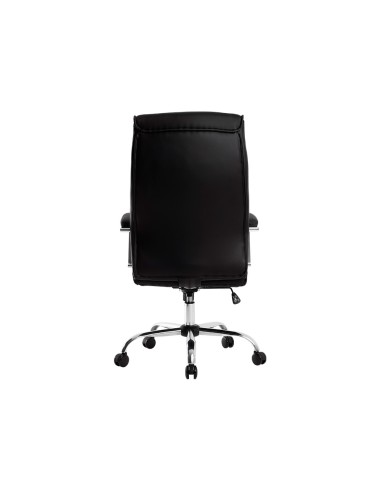 Silla q connect direccion mode na simil piel base metalica alt max 1210 anc 630 prof 650 mm ruedas premium color negro