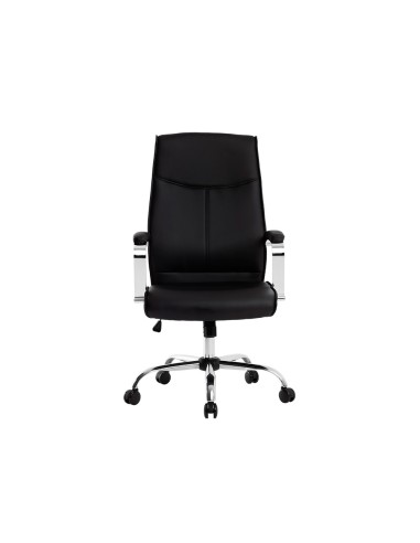 Silla q connect direccion mode na simil piel base metalica alt max 1210 anc 630 prof 650 mm ruedas premium color negro