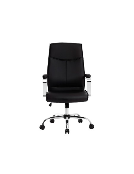 Silla q connect direccion mode na simil piel base metalica alt max 1210 anc 630 prof 650 mm ruedas premium color negro Silla q connect direccion mode na simil piel base metalica alt max 1210 anc 630 prof 650 mm ruedas premium color negro