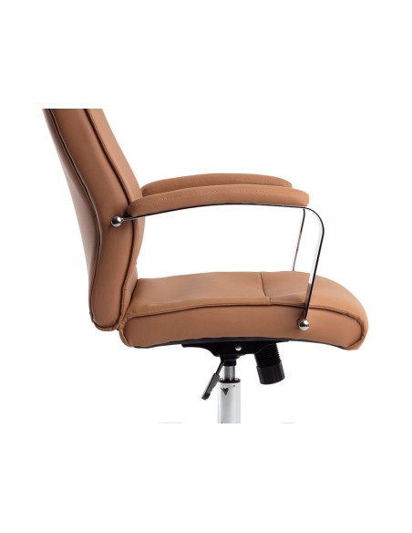 Silla q connect direccion mode na simil piel base metalica alt max 1210 anc 630 prof 650 mm ruedas premium color crema Silla q connect direccion mode na simil piel base metalica alt max 1210 anc 630 prof 650 mm ruedas premium color crema
